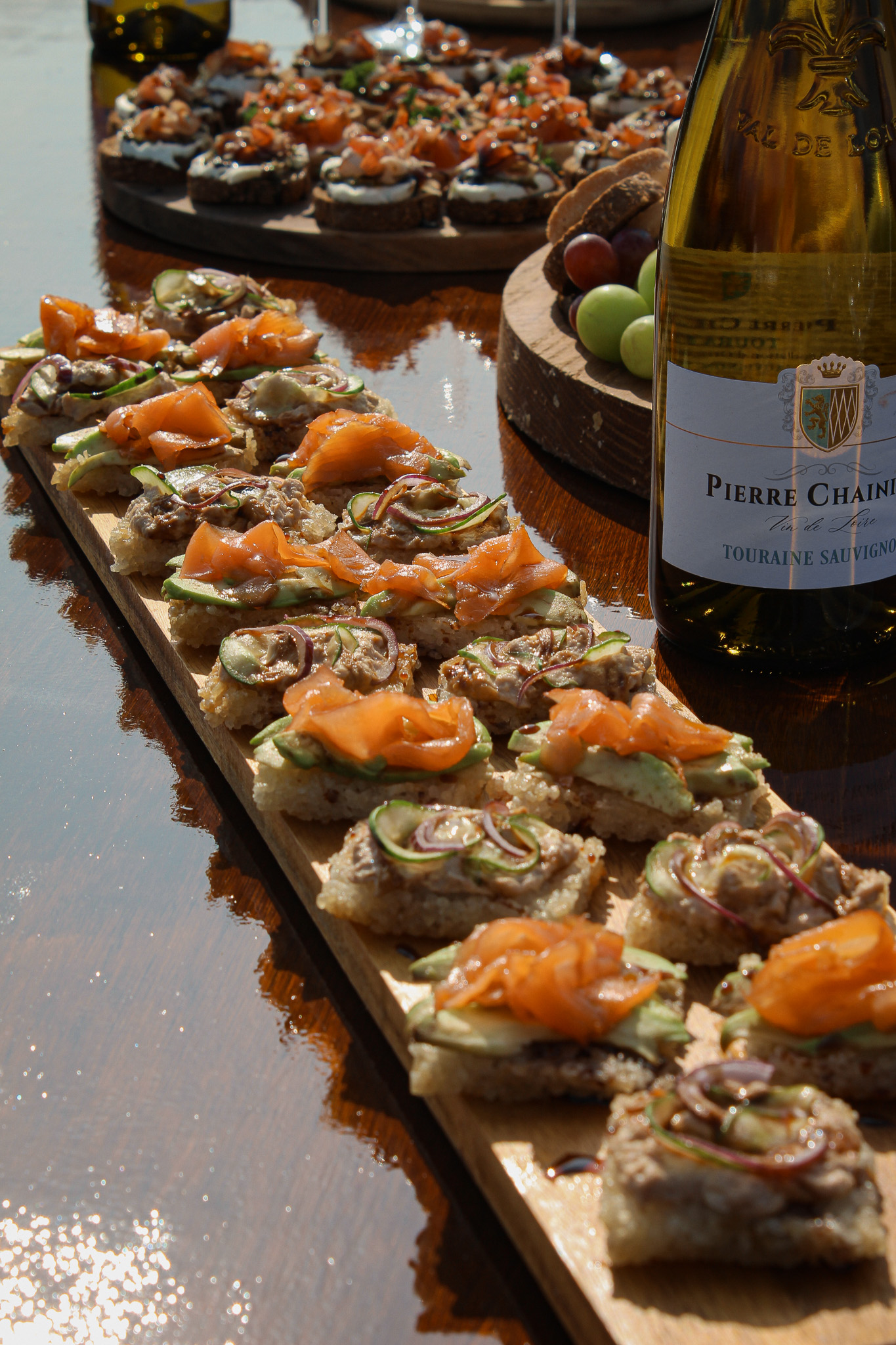 The Boat Café Rice canapés