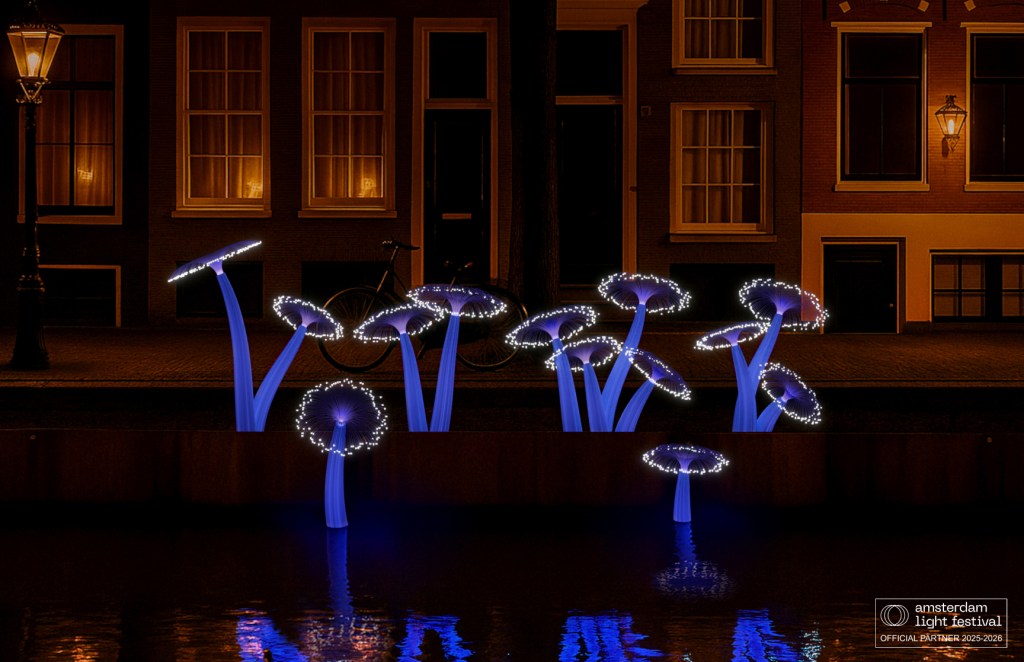 Amsterdam Light Festival 2025/2026 - Coral Luminance