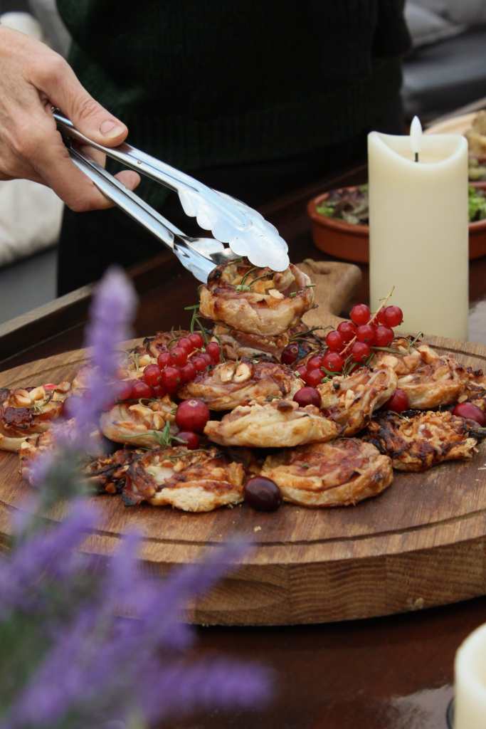 The Boat Café's homemade Puff bites