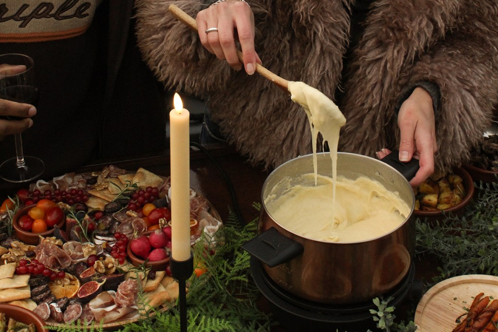 The Boat Café's homemade Cheese Fondue