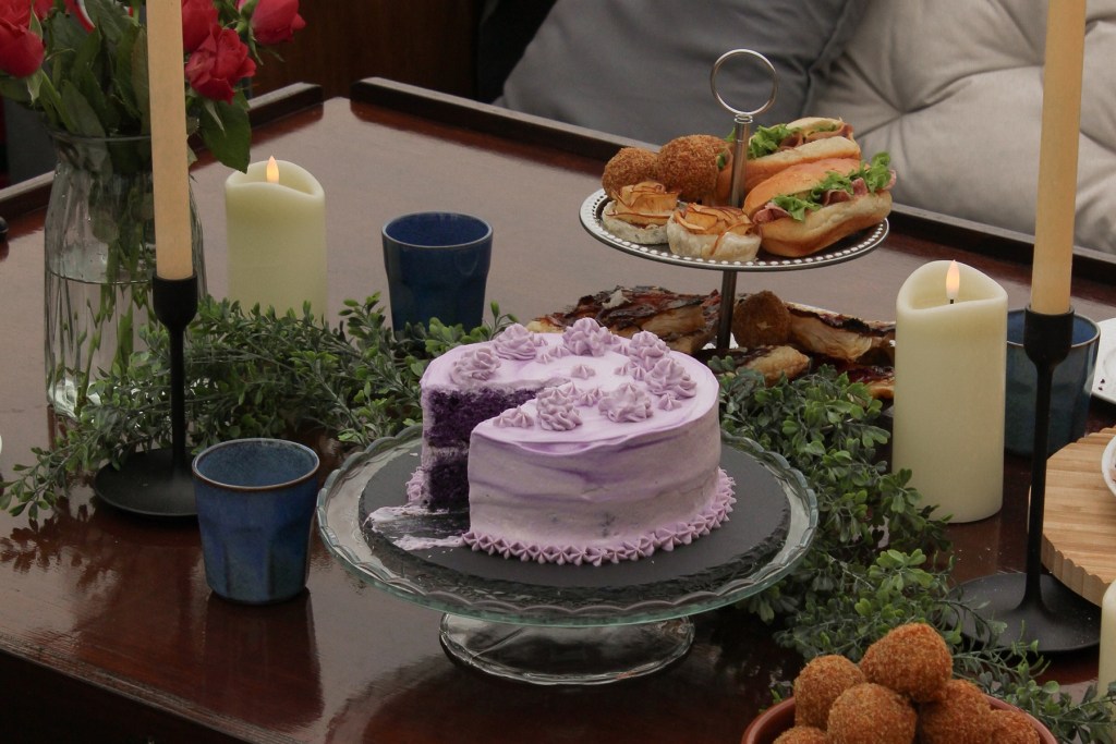 THE BOAT CAFÉ Filipino Ube Cake