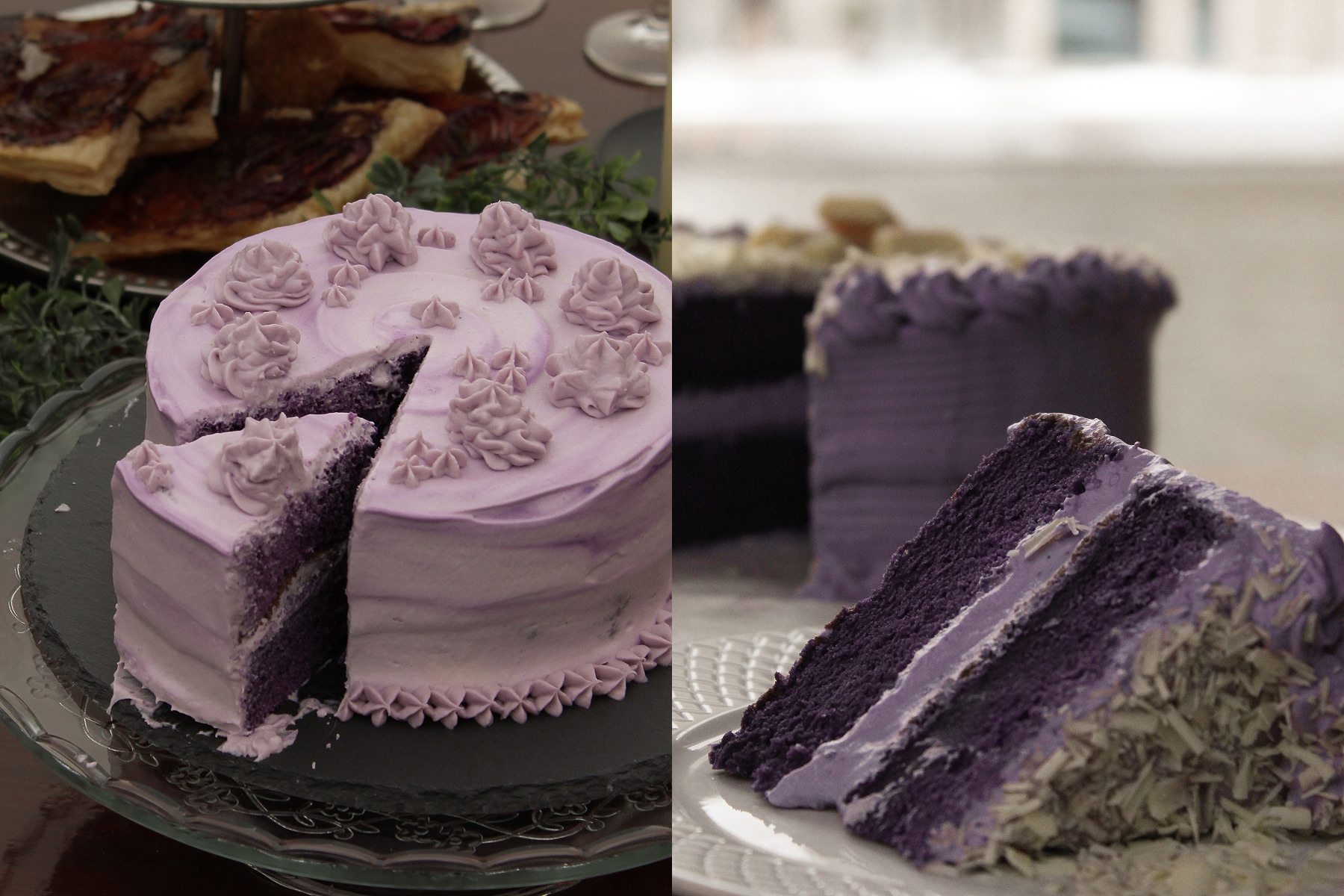 THE BOAT CAFÉ Filipino Ube Cake